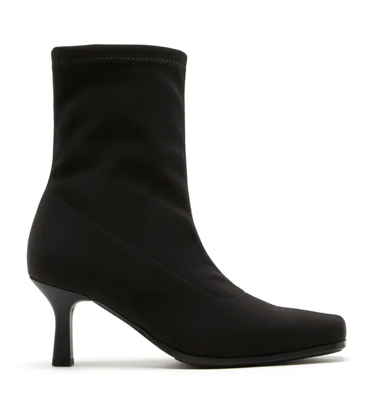 TALLY STRETCH FABRIC BOOTIE sold by La CANADIENNE