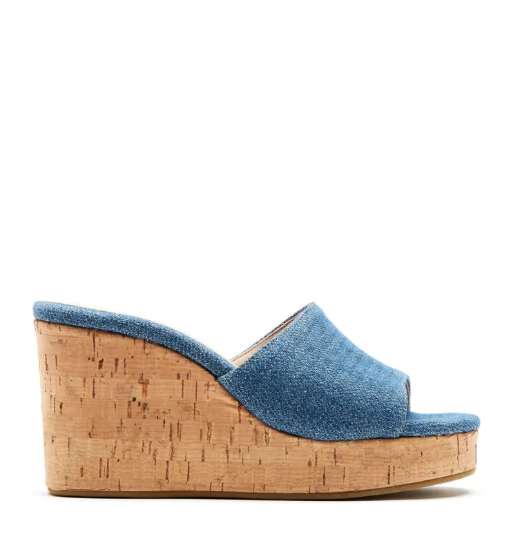 FORREST DENIM SANDAL sold by La CANADIENNE