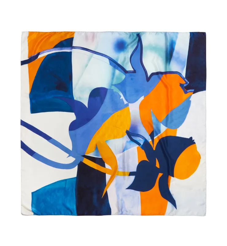 LOCALE SATIN SILK SCARF sold by La CANADIENNE