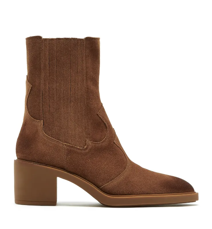 PIAZZA SUEDE BOOTIE sold by La CANADIENNE