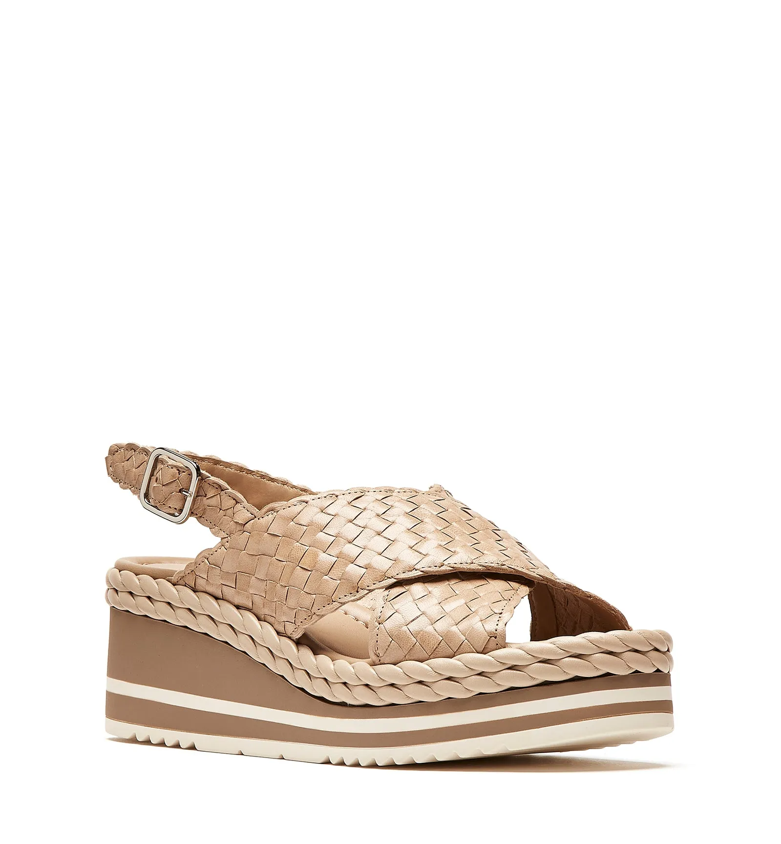 PROPEL WOVEN LEATHER SANDAL sold by La CANADIENNE product image thumbnail 2