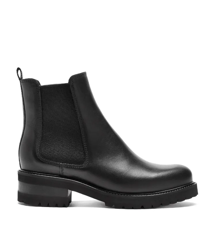 CONNER LEATHER BOOTIE sold by La CANADIENNE