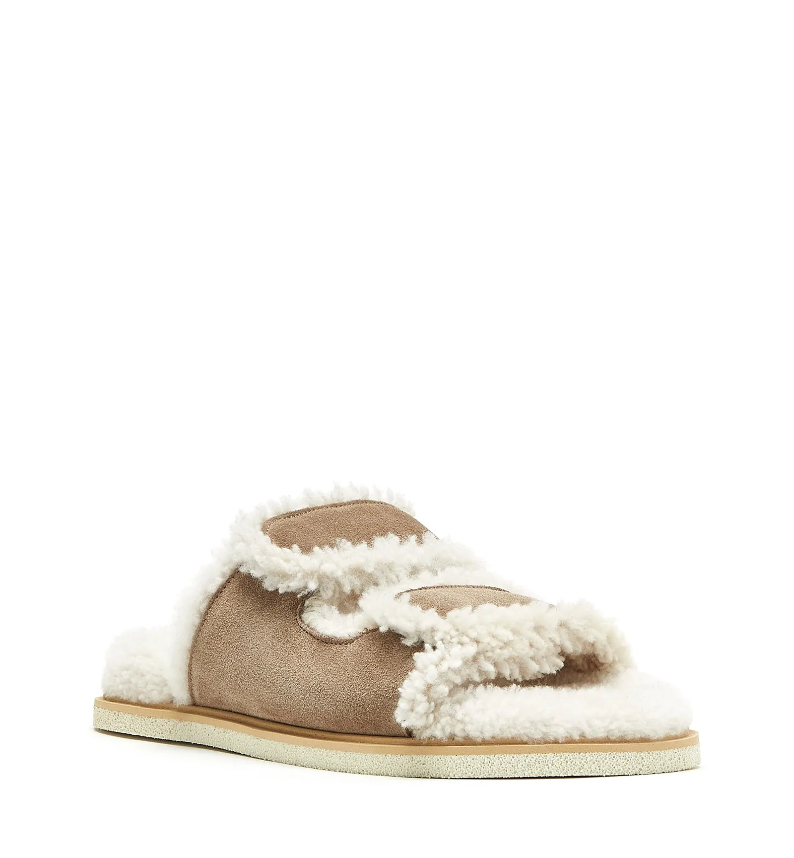 BUNNY SHEARLING SLIDE sold by La CANADIENNE product image thumbnail 3