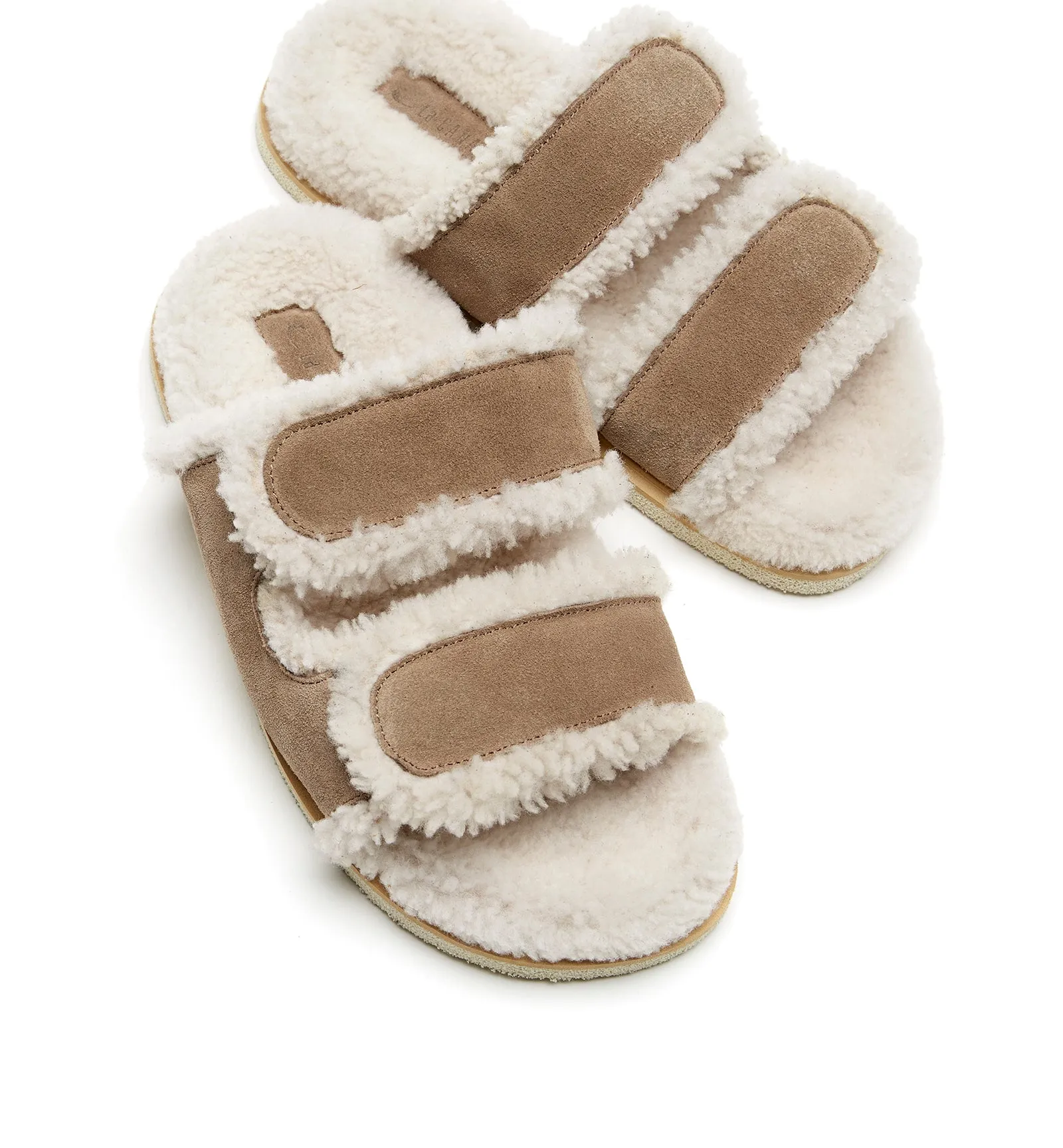 BUNNY SHEARLING SLIDE sold by La CANADIENNE product image thumbnail 4