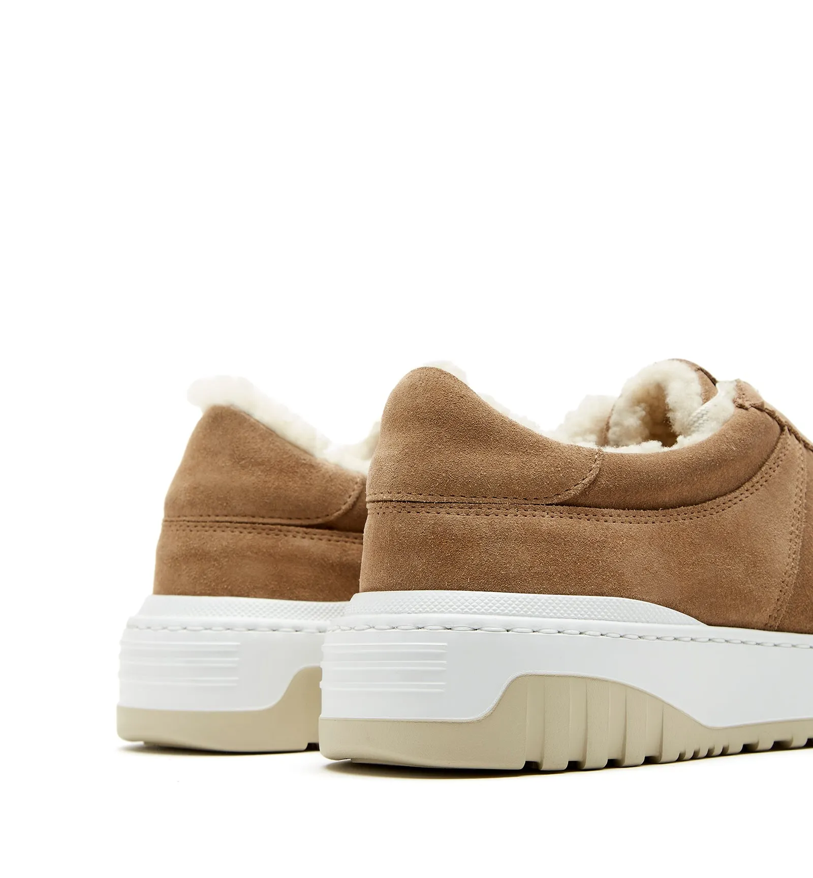 KLARE SHEARLING-LINED SUEDE SNEAKER sold by La CANADIENNE product image thumbnail 4
