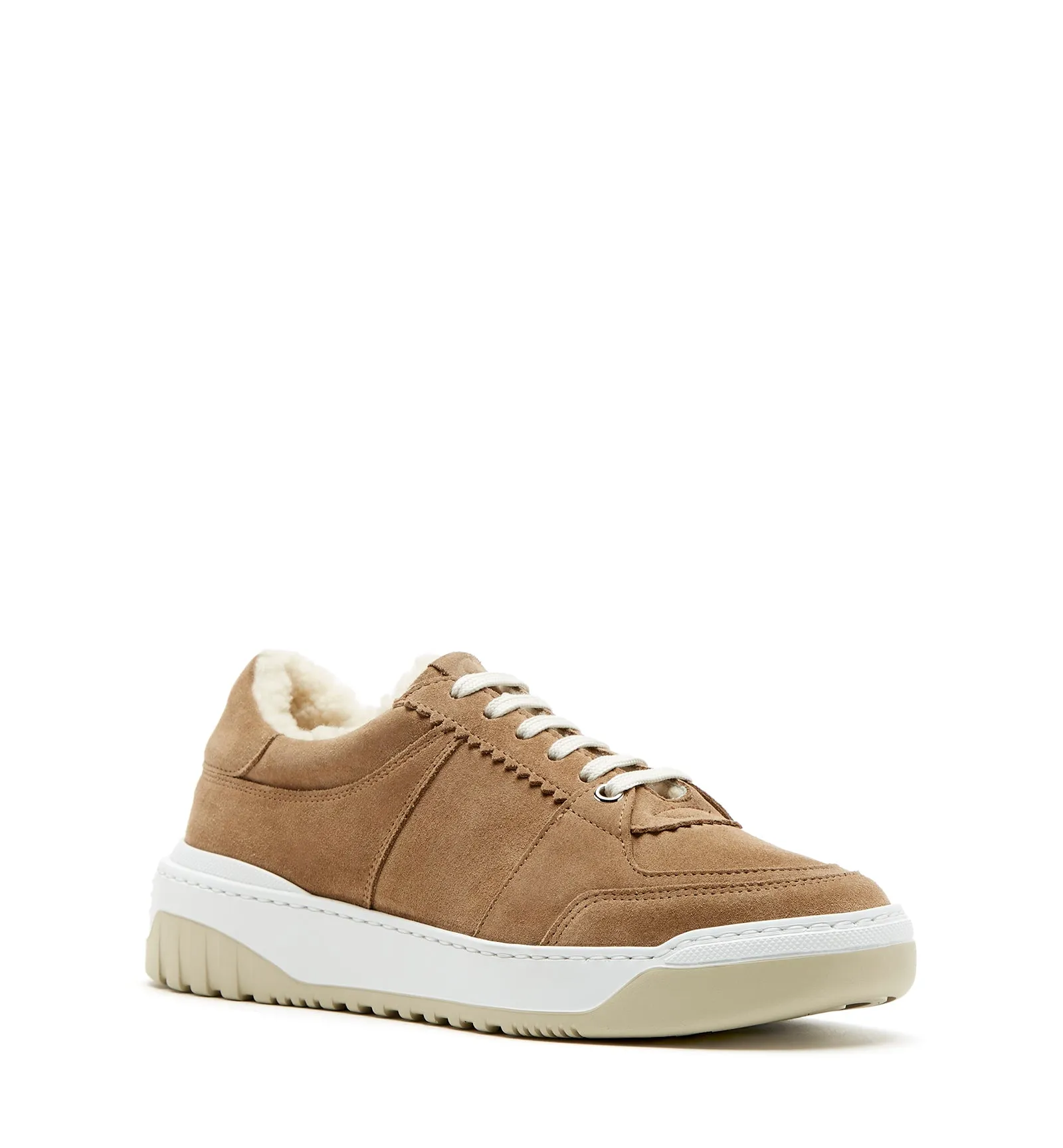 KLARE SHEARLING-LINED SUEDE SNEAKER sold by La CANADIENNE product image thumbnail 2