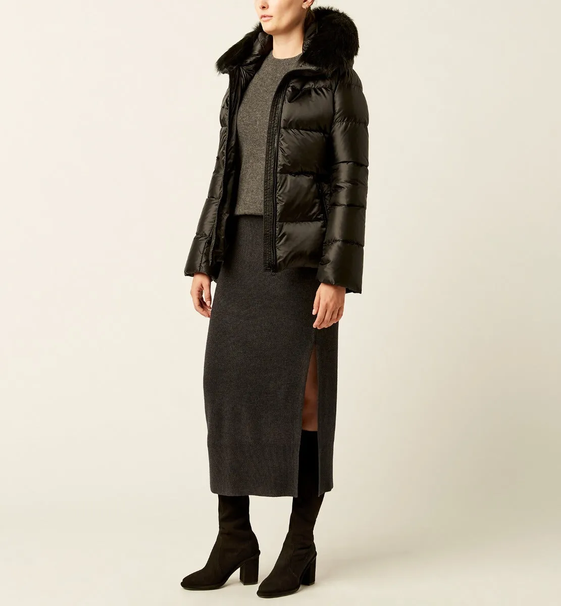 FRITZ DOWN PUFFER COAT sold by La CANADIENNE product image thumbnail 4