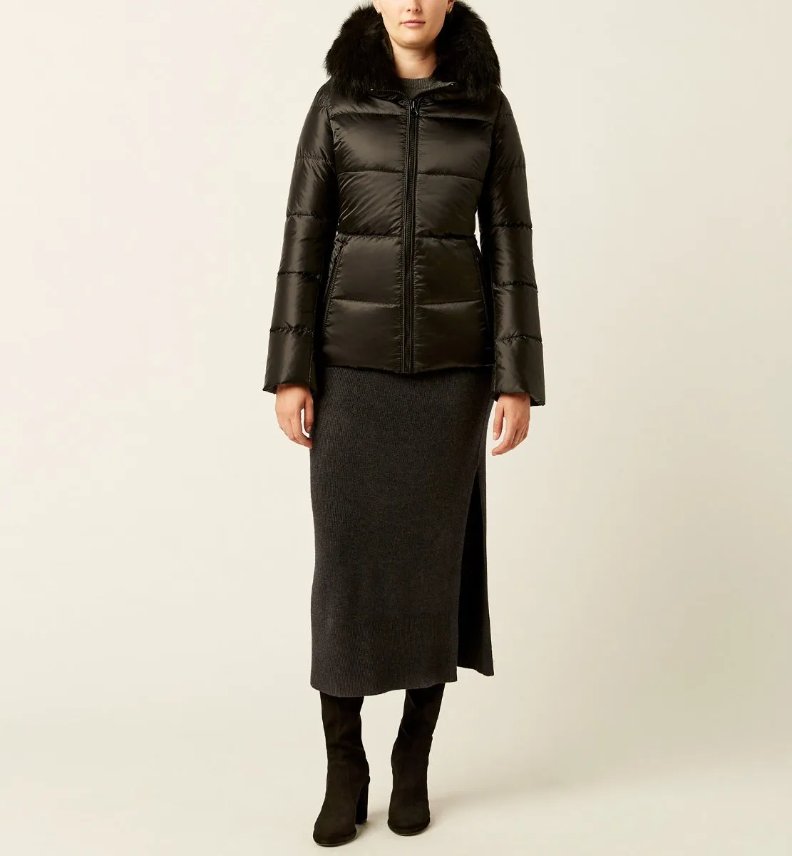 FRITZ DOWN PUFFER COAT sold by La CANADIENNE product image thumbnail 2