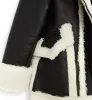FLORENTINE LEATHER AND SHEARLING COAT sold by La CANADIENNE