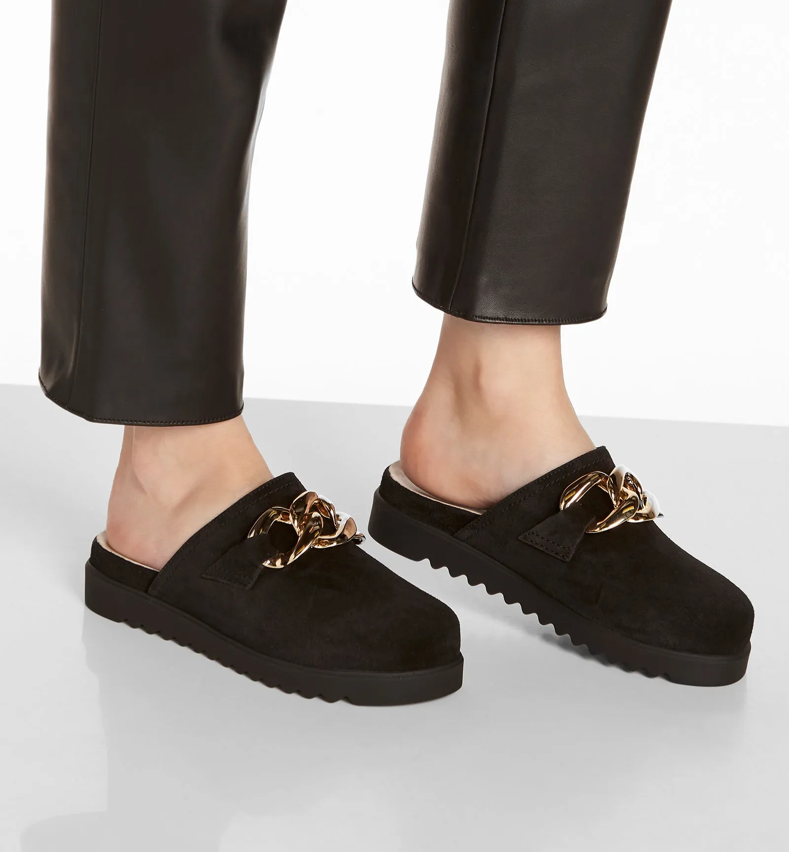 ELLIE SUEDE CLOG sold by La CANADIENNE product image thumbnail 5