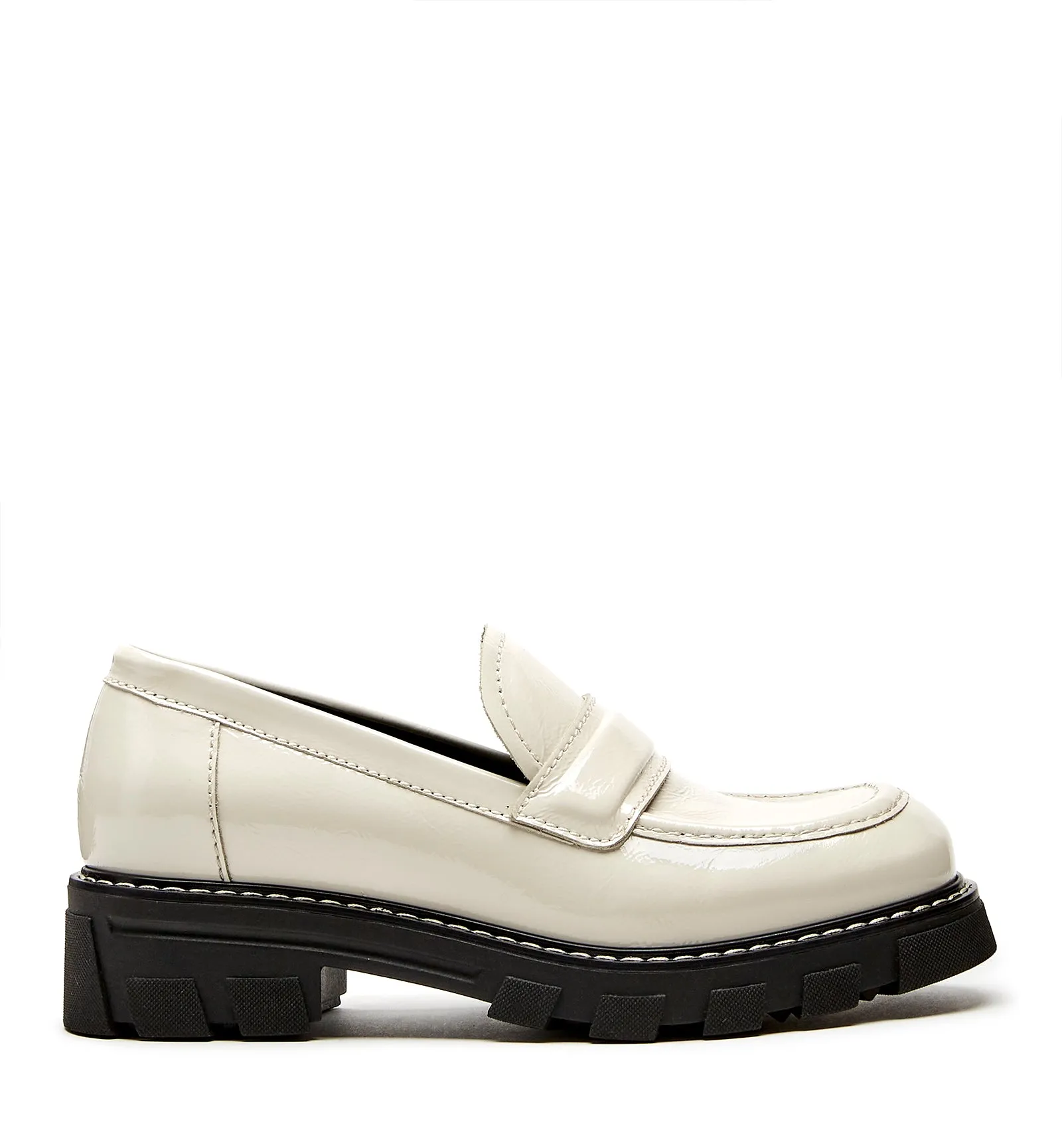 DOUGLAS CRINKLE LEATHER LOAFER sold by La CANADIENNE