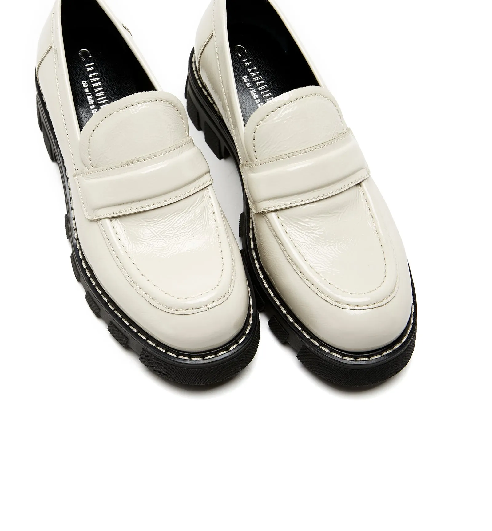 DOUGLAS CRINKLE LEATHER LOAFER sold by La CANADIENNE product image thumbnail 3