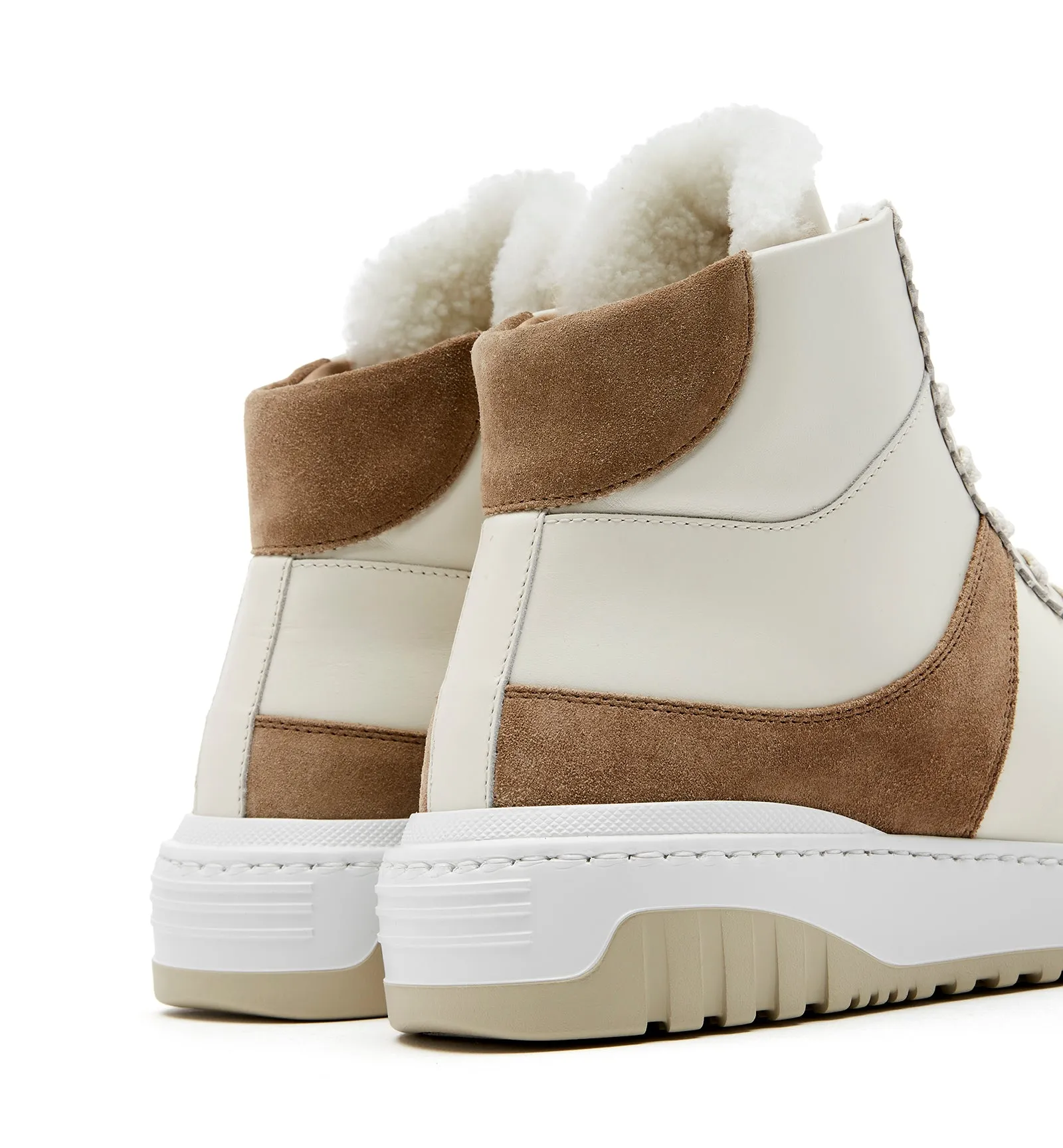 KRISTEN SHEARLING-LINED SUEDE SNEAKER sold by La CANADIENNE product image thumbnail 4