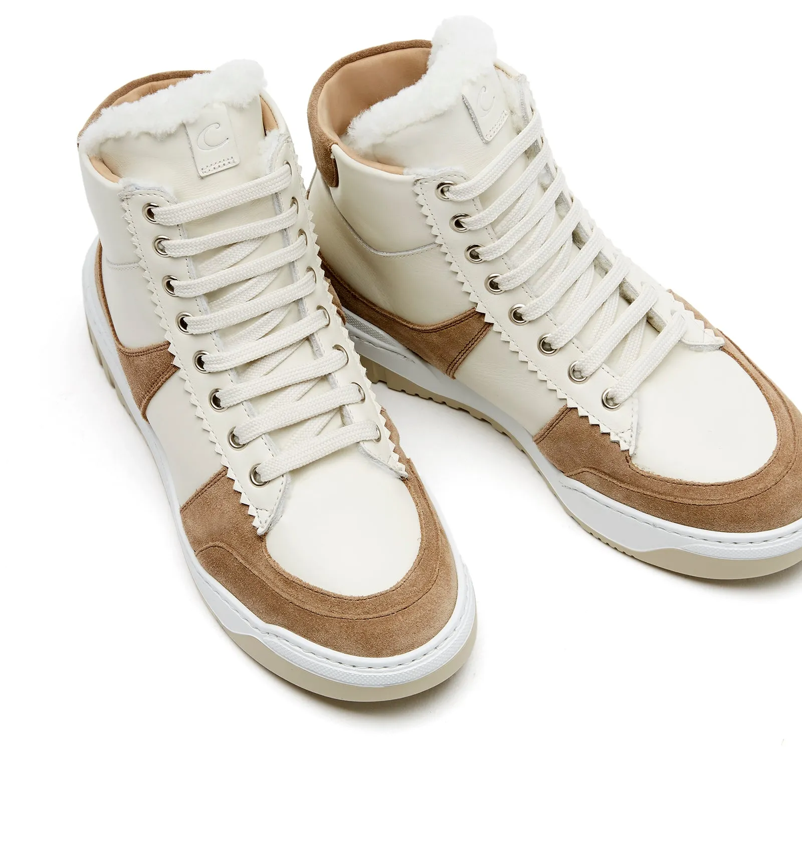 KRISTEN SHEARLING-LINED SUEDE SNEAKER sold by La CANADIENNE product image thumbnail 3