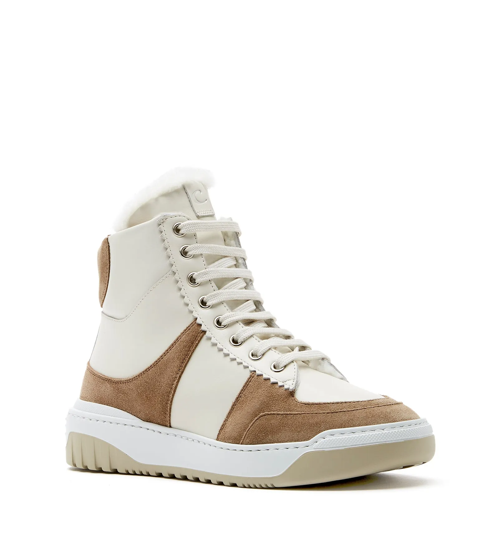 KRISTEN SHEARLING-LINED SUEDE SNEAKER sold by La CANADIENNE product image thumbnail 2