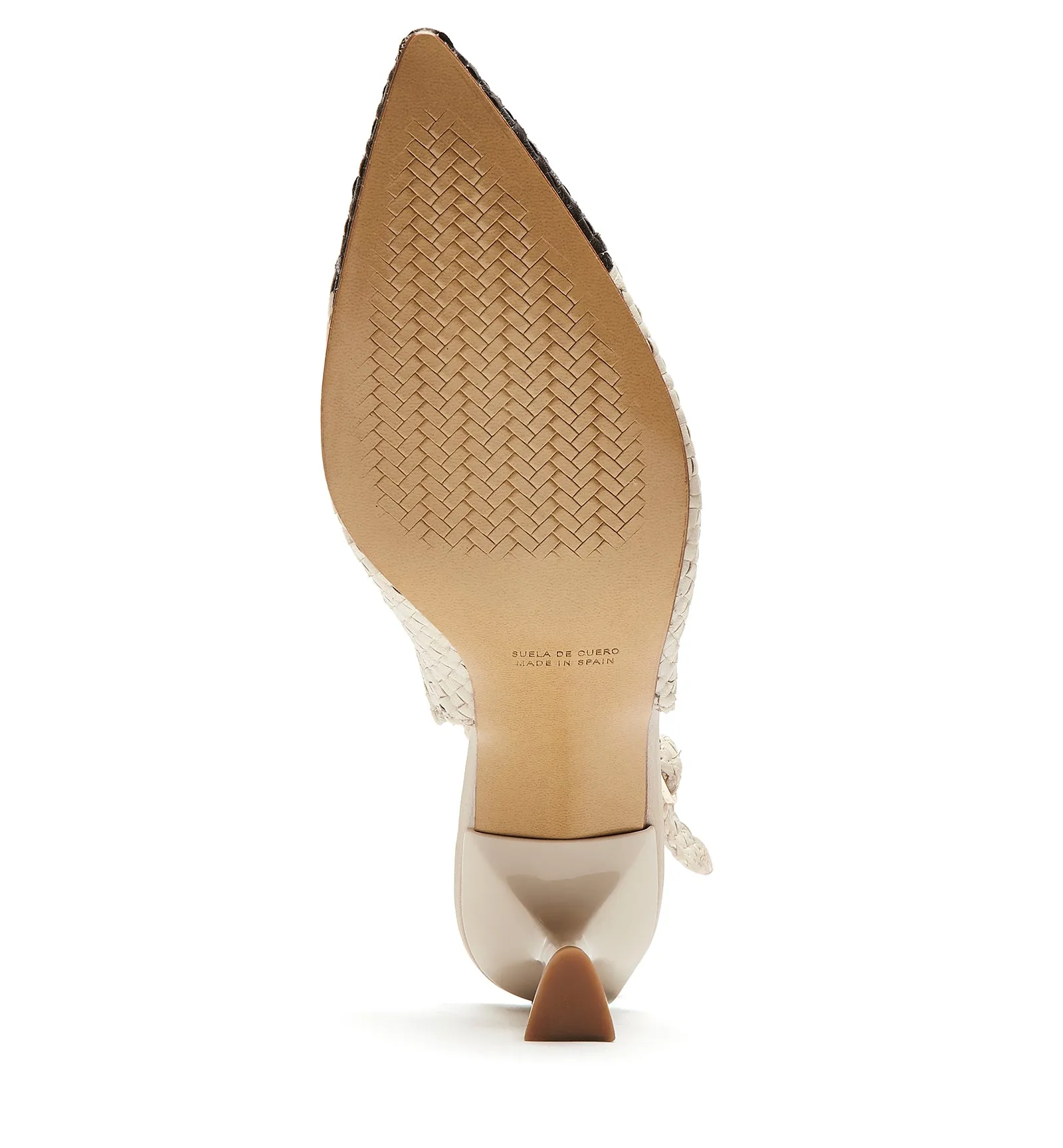 PARLOUR SLINGBACK WOVEN LEATHER PUMP sold by La CANADIENNE product image thumbnail 5