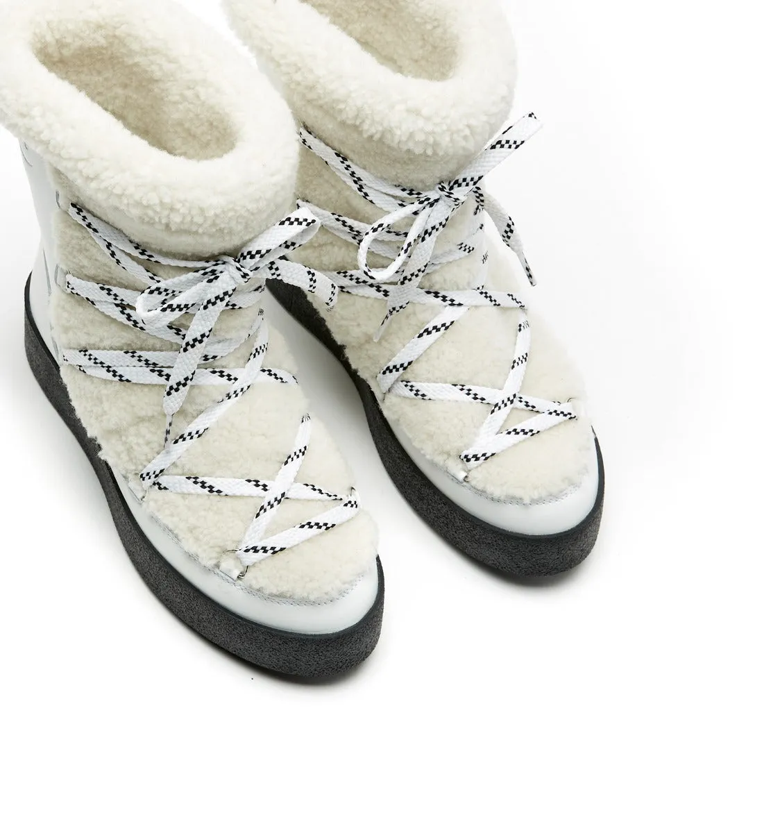 ELOISE SHEARLING-LINED LEATHER BOOT sold by La CANADIENNE product image thumbnail 3