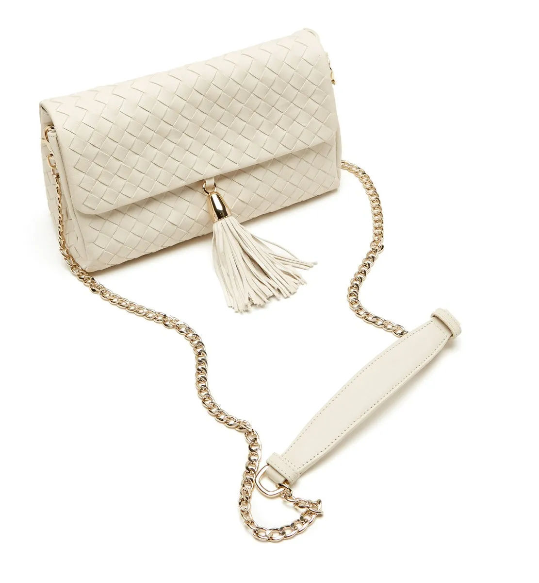PETAL WOVEN LEATHER CROSSBODY BAG sold by La CANADIENNE product image thumbnail 5