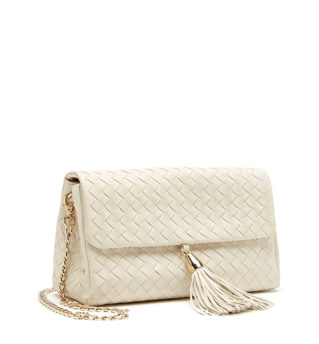 PETAL WOVEN LEATHER CROSSBODY BAG sold by La CANADIENNE product image thumbnail 3