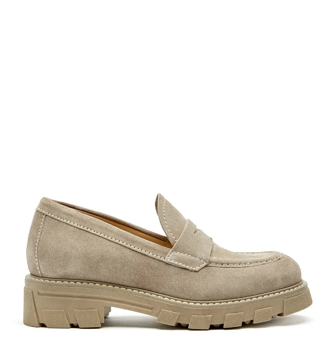DANIEL SUEDE LOAFER sold by La CANADIENNE