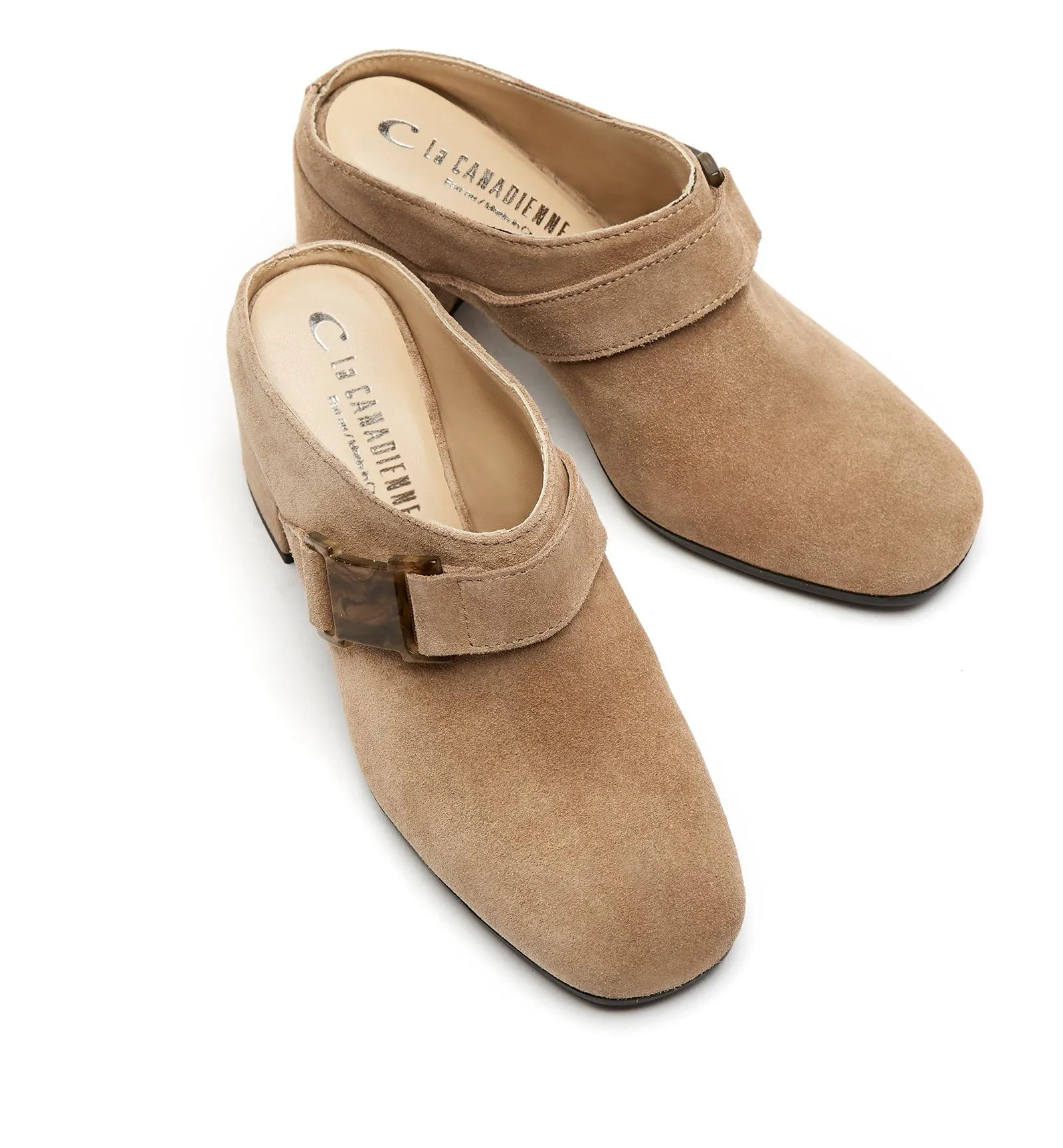 JULIET SUEDE CLOG sold by La CANADIENNE product image thumbnail 3