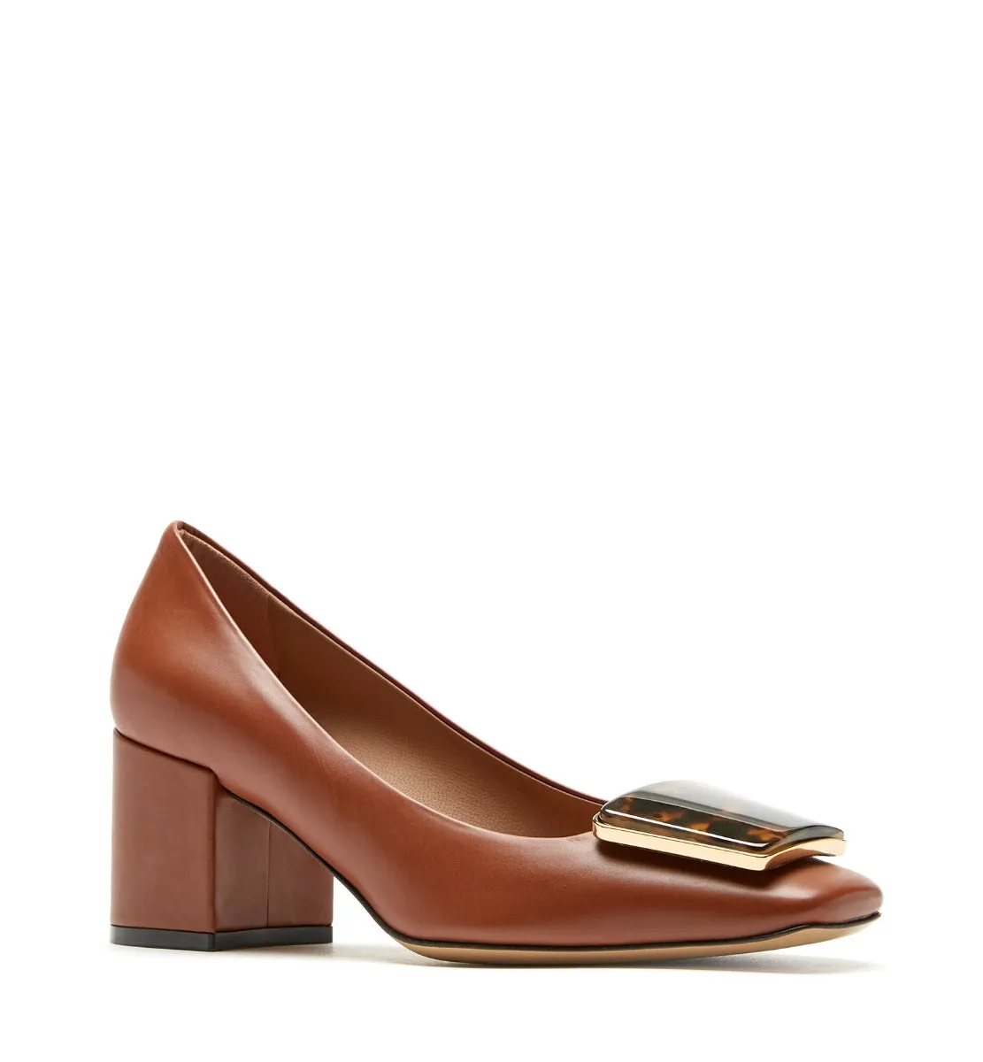 ALANA LEATHER BLOCK HEEL PUMP sold by La CANADIENNE product image thumbnail 2