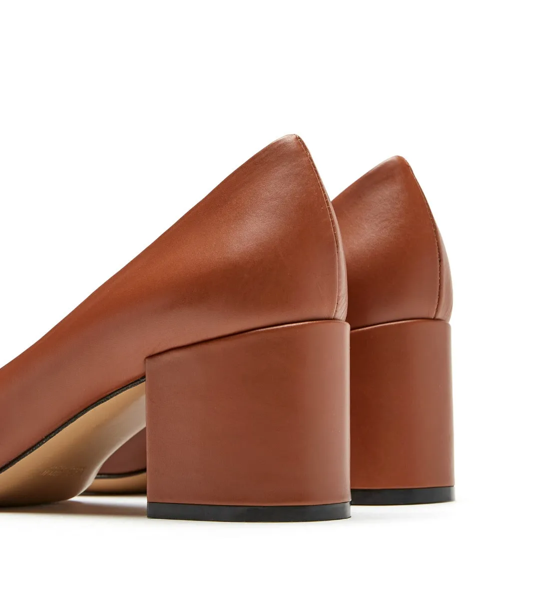 ALANA LEATHER BLOCK HEEL PUMP sold by La CANADIENNE product image thumbnail 4