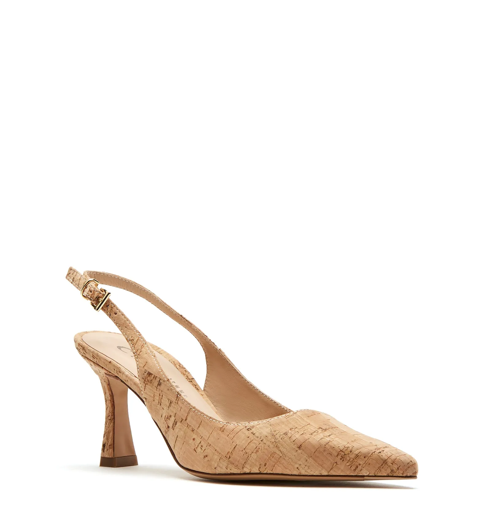 BELLE SLINGBACK CORK HEEL sold by La CANADIENNE product image thumbnail 2