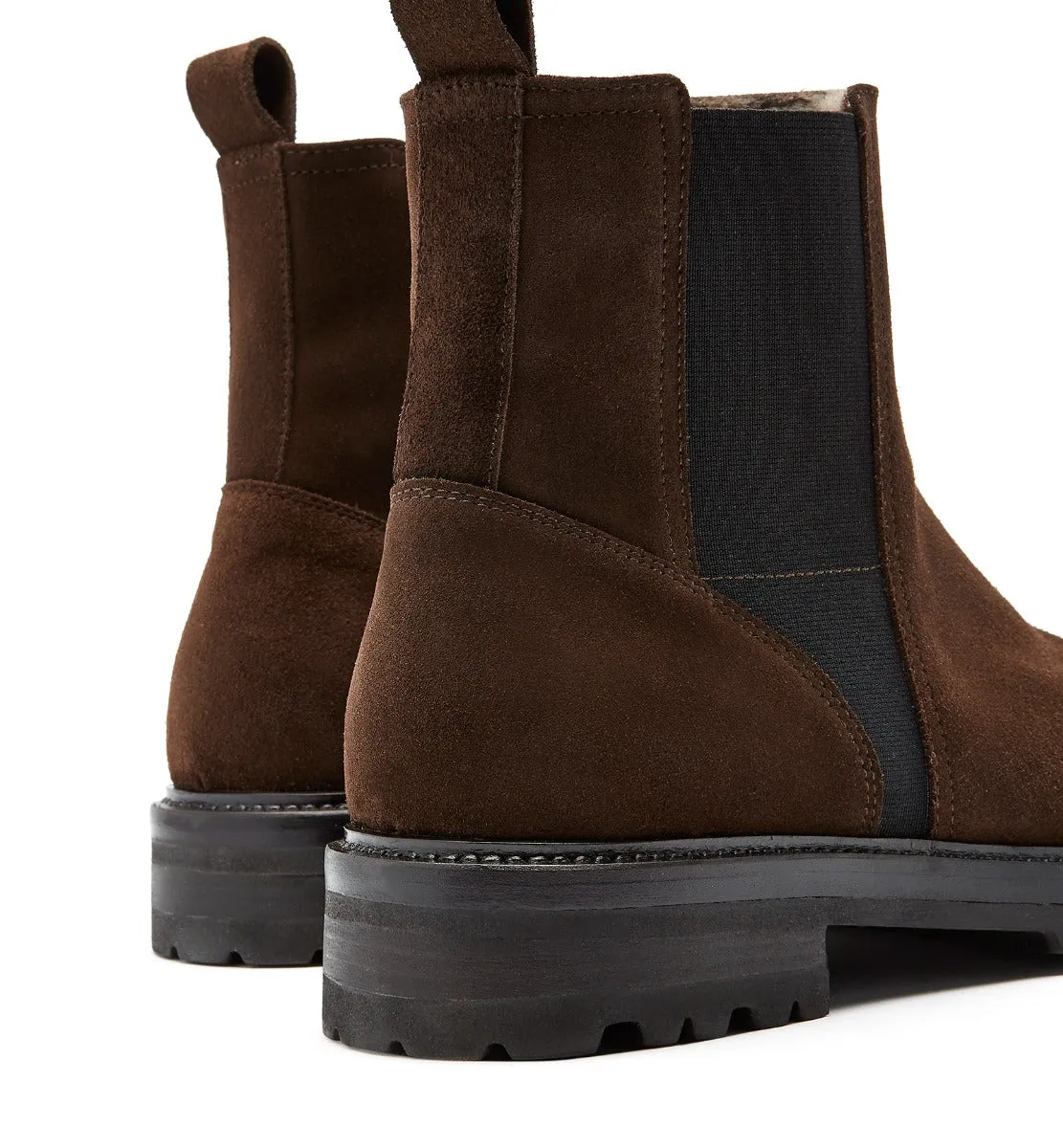 LEONARDO MEN'S SHEARLING-LINED SUEDE BOOT sold by La CANADIENNE product image thumbnail 5