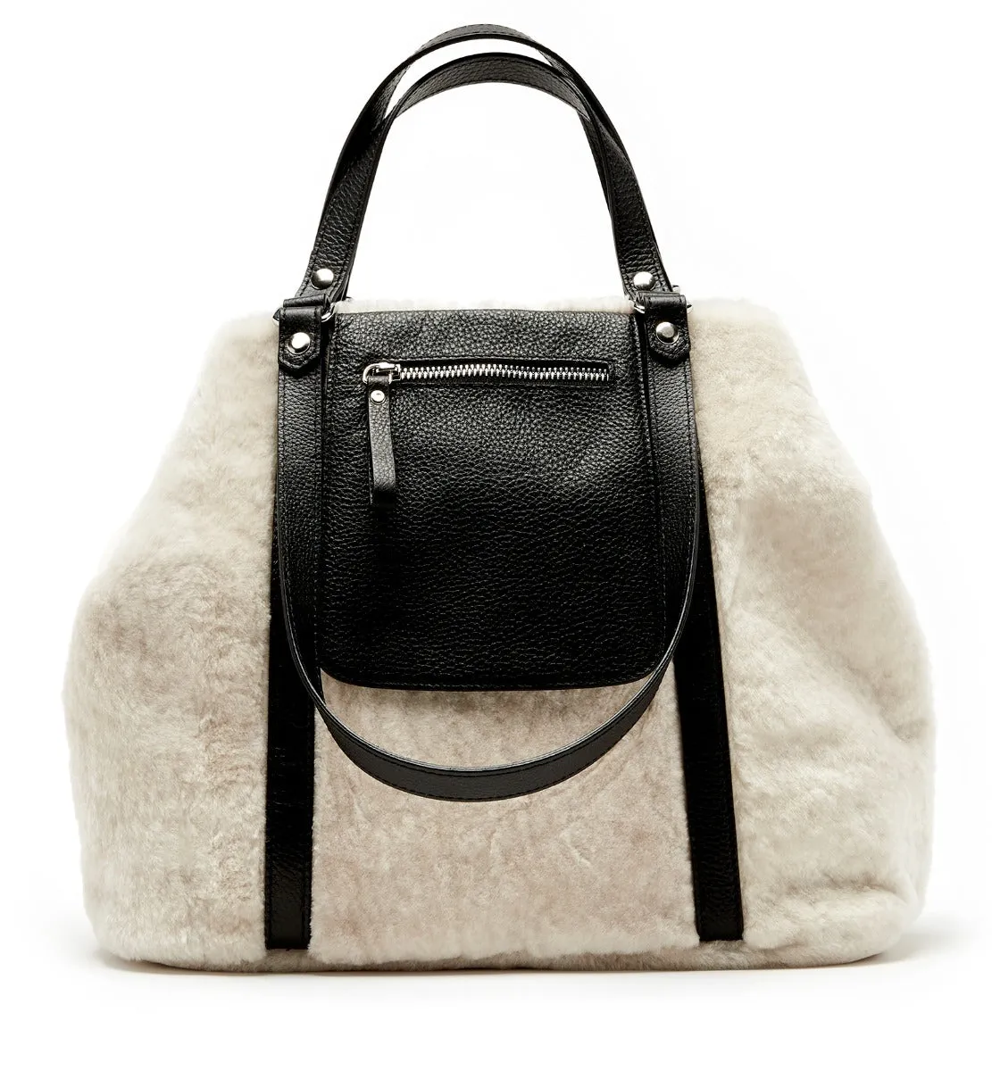 OLIVEIRA SHEARLING TOTE BAG sold by La CANADIENNE product image thumbnail 5