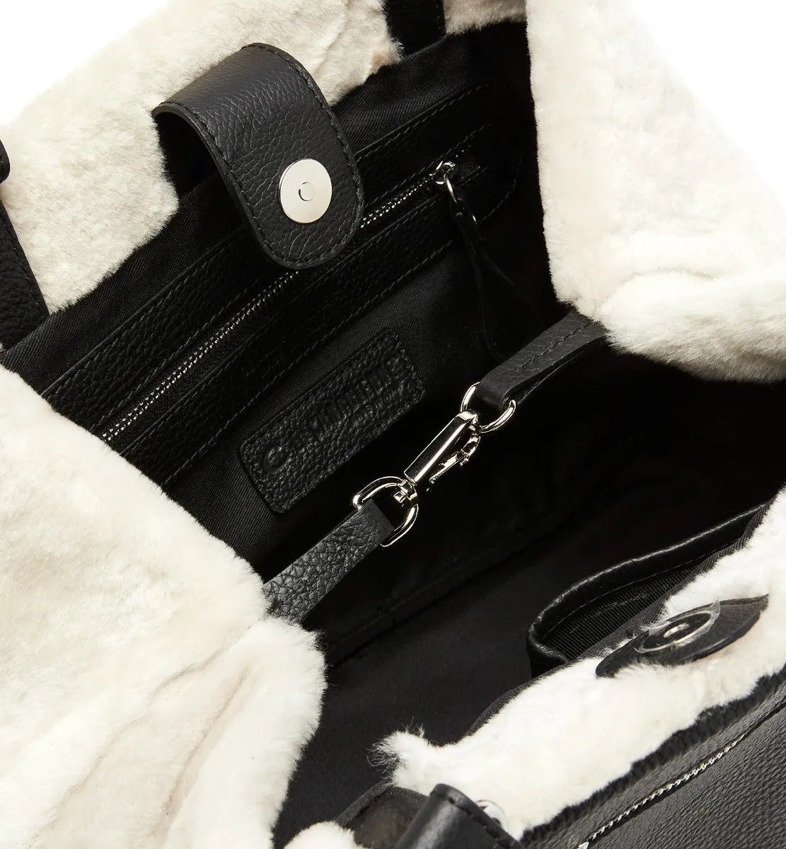 OLIVEIRA SHEARLING TOTE BAG sold by La CANADIENNE product image thumbnail 4