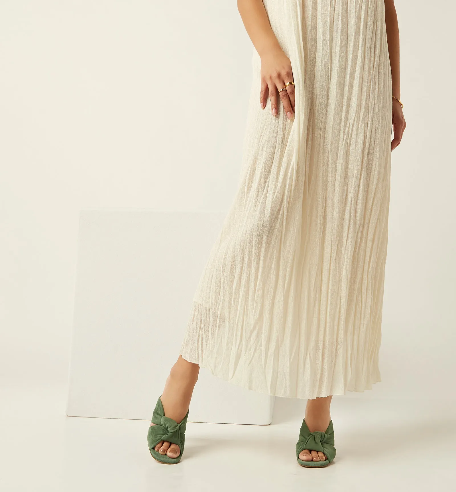 RUSS SUEDE SANDAL sold by La CANADIENNE product image thumbnail 5