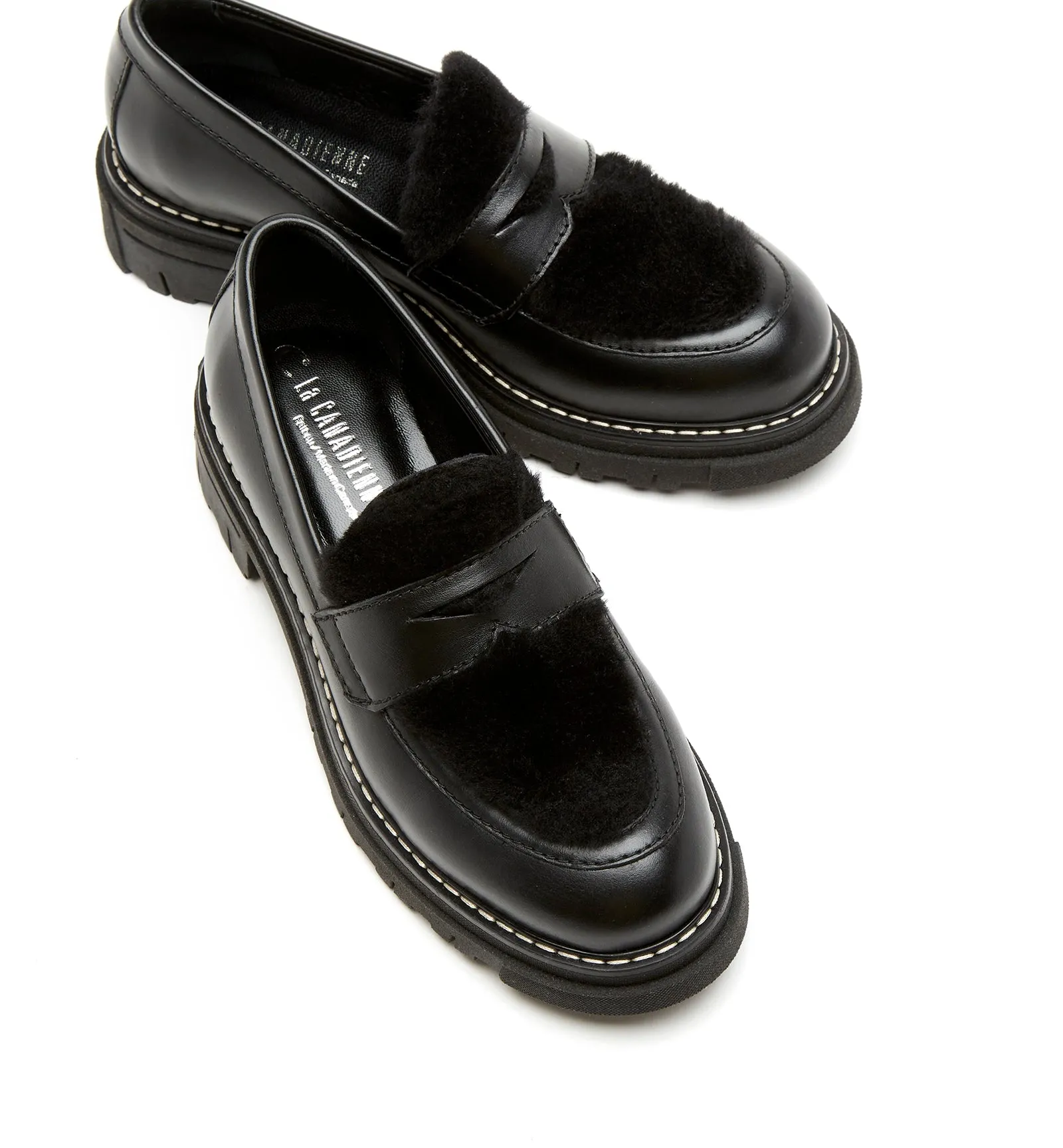 DEREA LEATHER LOAFER sold by La CANADIENNE product image thumbnail 3