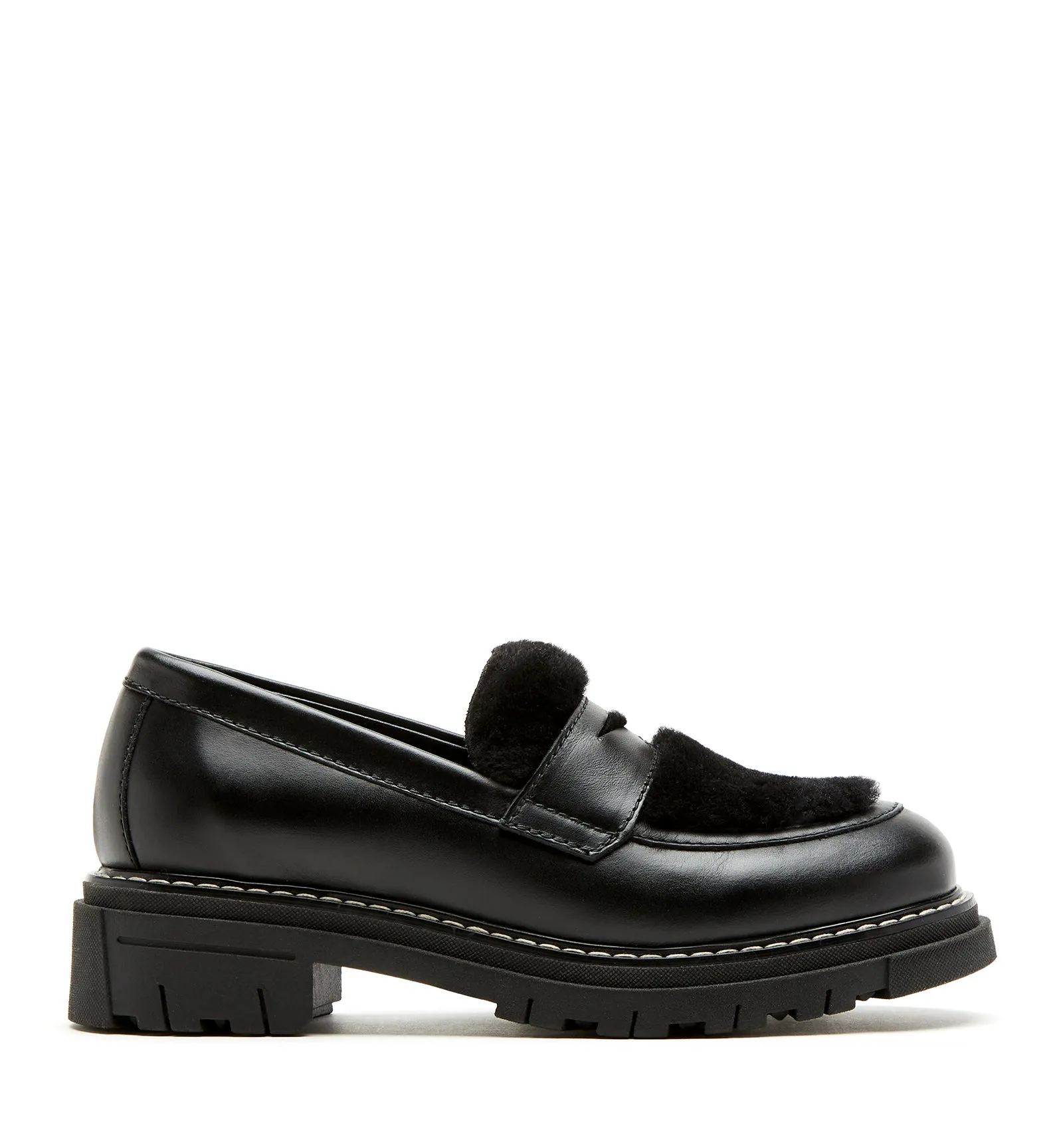 DEREA LEATHER LOAFER sold by La CANADIENNE