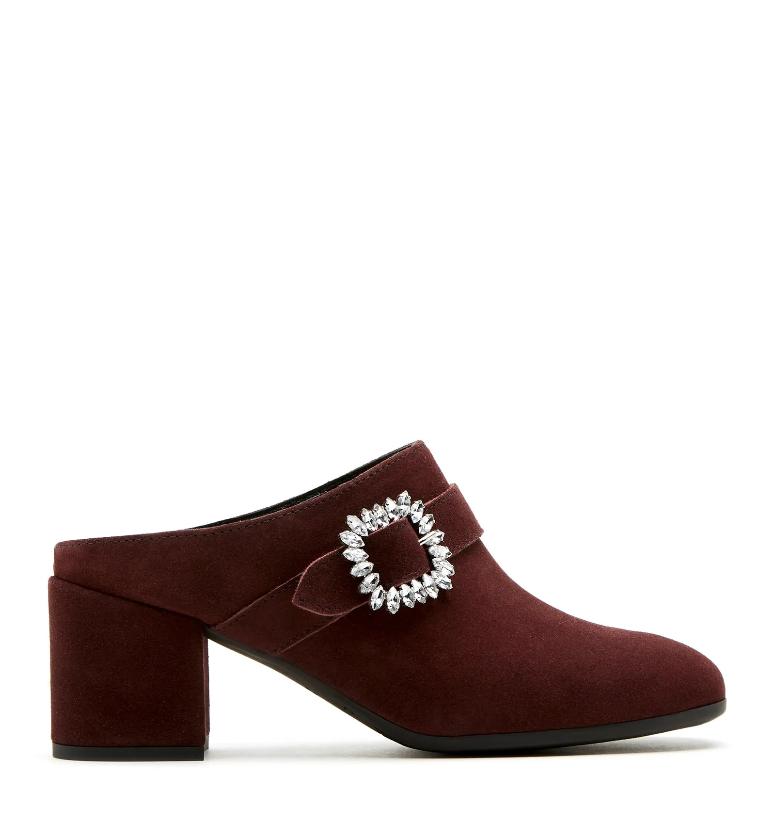 JEWELS SUEDE MULE sold by La CANADIENNE