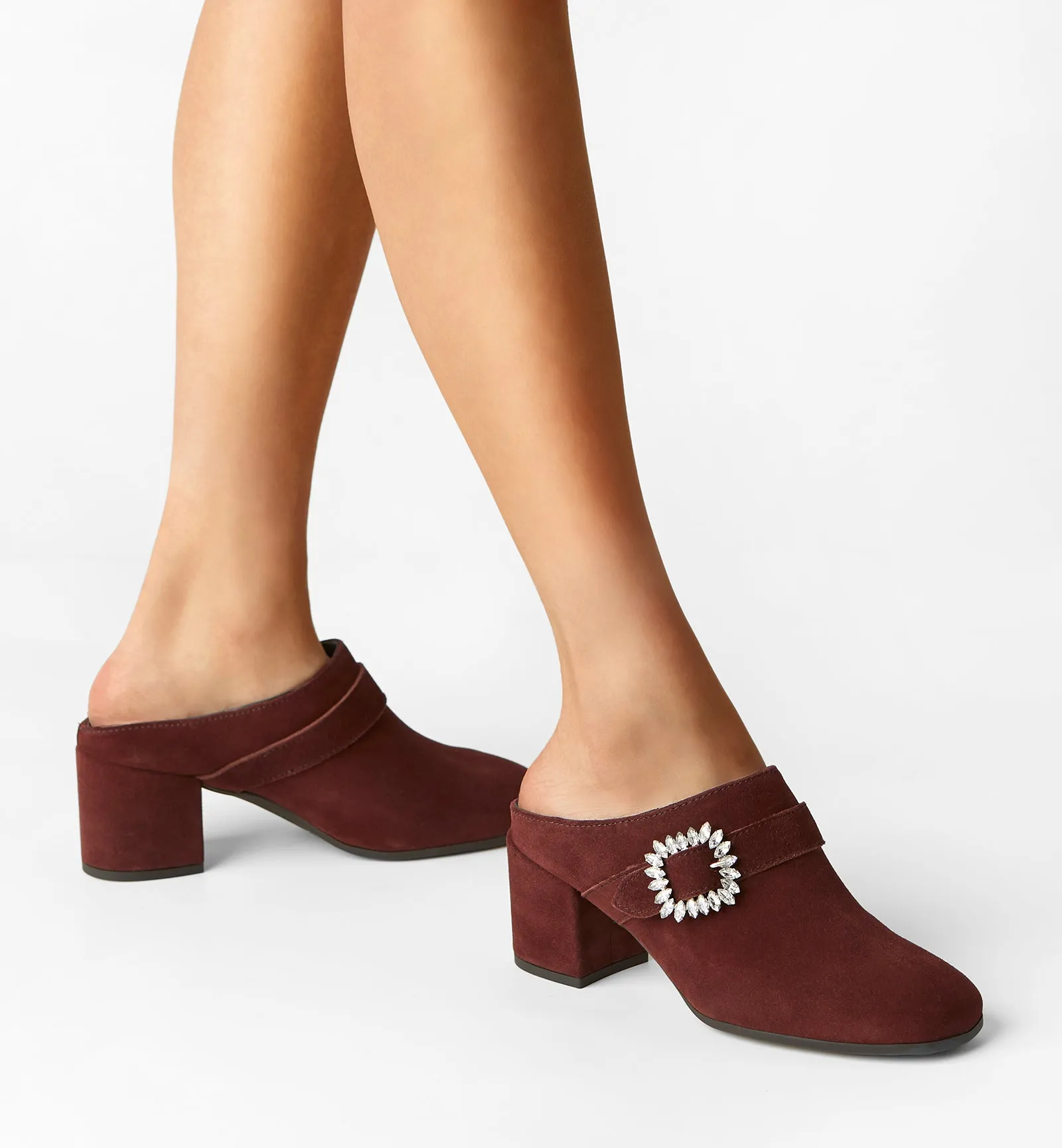 JEWELS SUEDE MULE sold by La CANADIENNE product image thumbnail 5