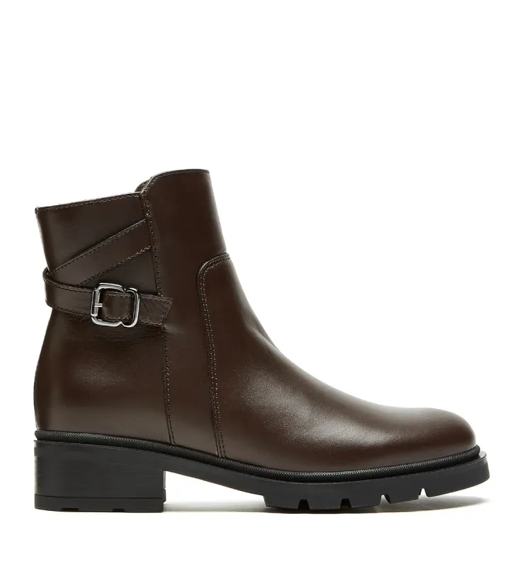 SHAI LEATHER BOOTIE sold by La CANADIENNE