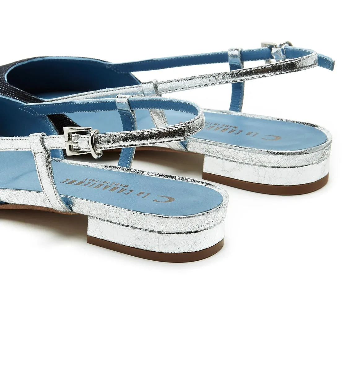 FLEET DENIM AND LEATHER FLAT sold by La CANADIENNE product image thumbnail 4