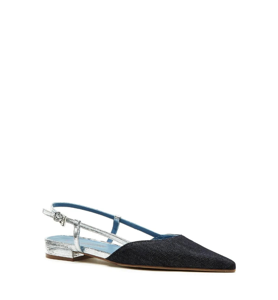 FLEET DENIM AND LEATHER FLAT sold by La CANADIENNE product image thumbnail 2