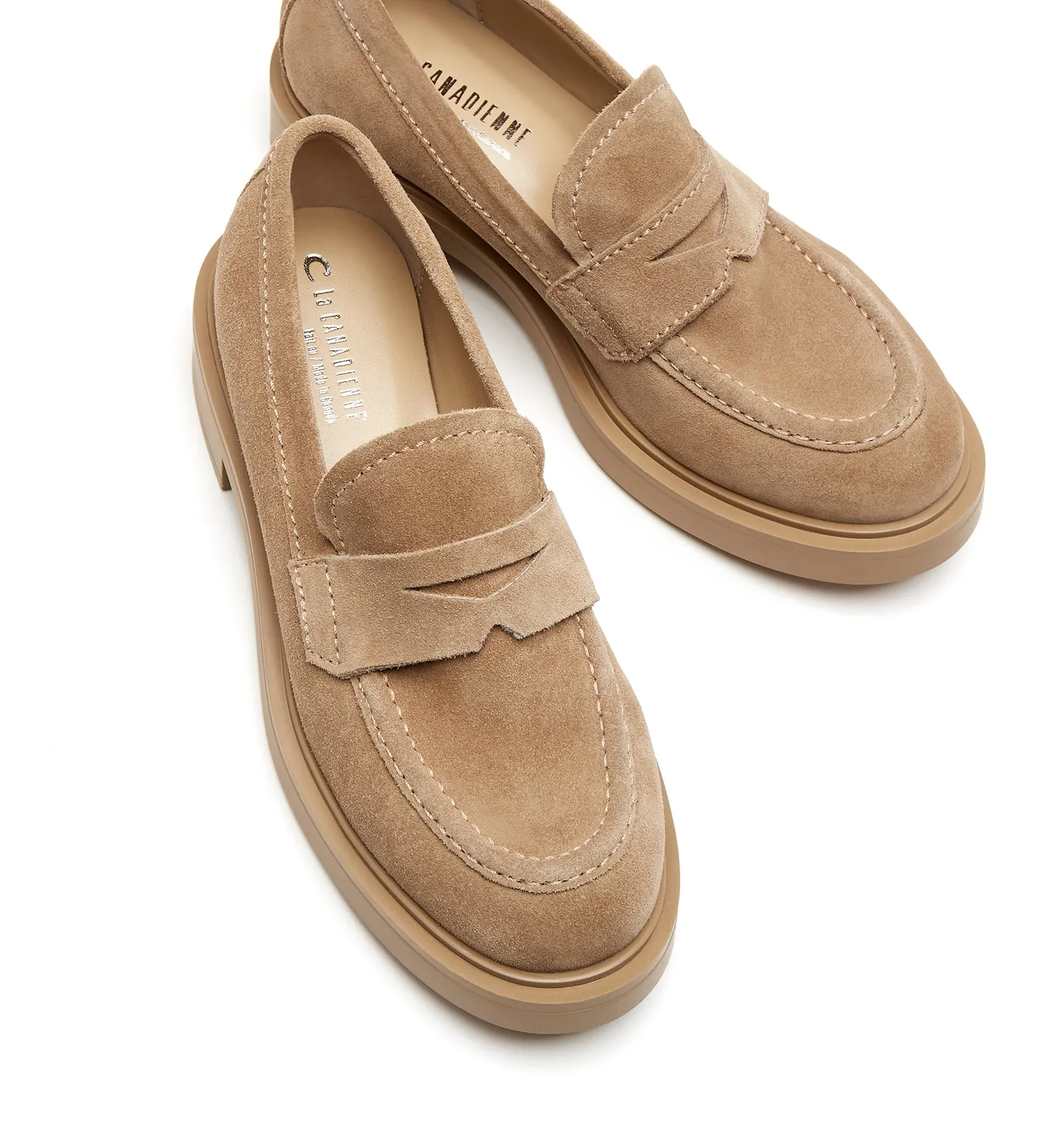 CECILIA SUEDE LOAFER sold by La CANADIENNE product image thumbnail 3