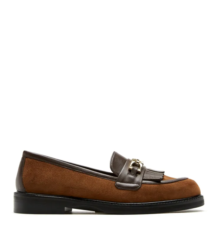 BRIELLE SUEDE LOAFER sold by La CANADIENNE