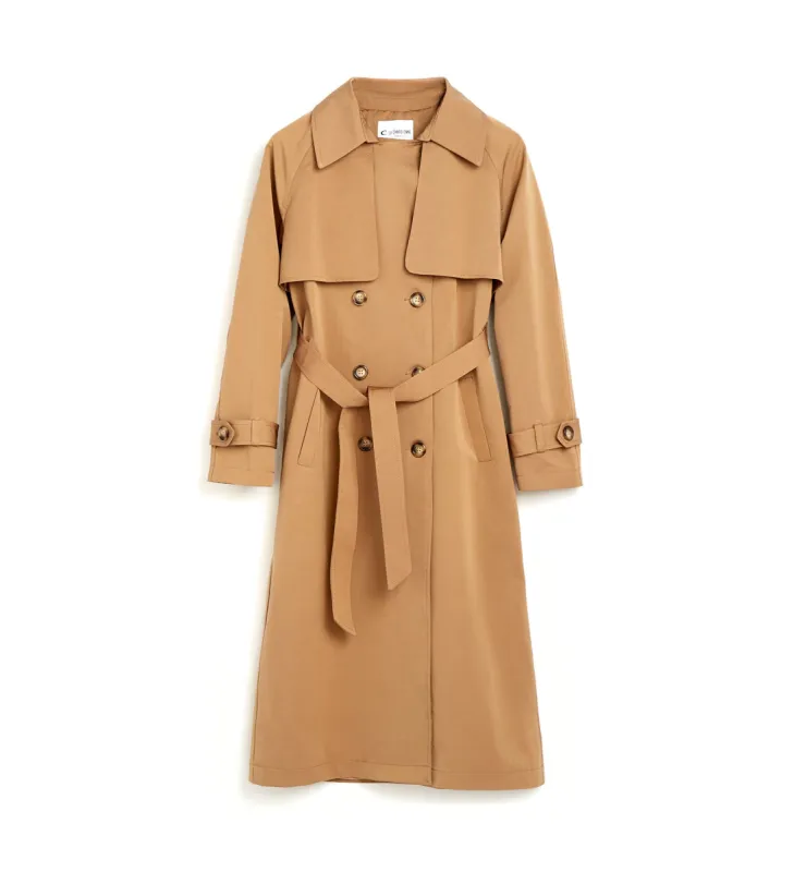 FLOOD LONG TRENCH COAT sold by La CANADIENNE