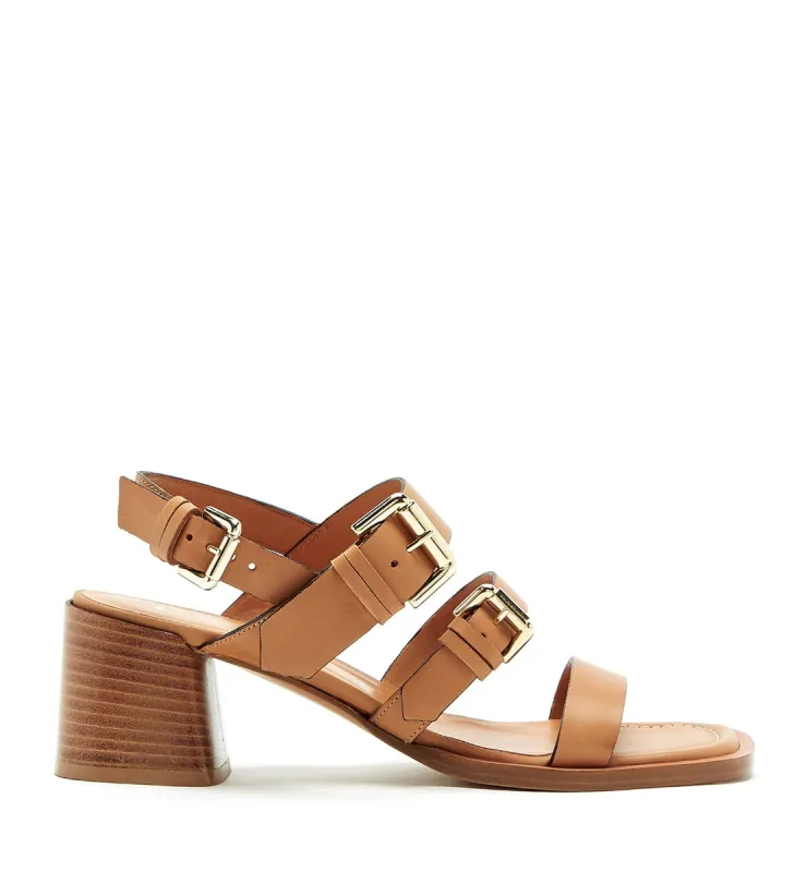 REDWOOD HI LEATHER SANDAL sold by La CANADIENNE