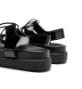 RAMBLER PATENT LEATHER SANDAL sold by La CANADIENNE
