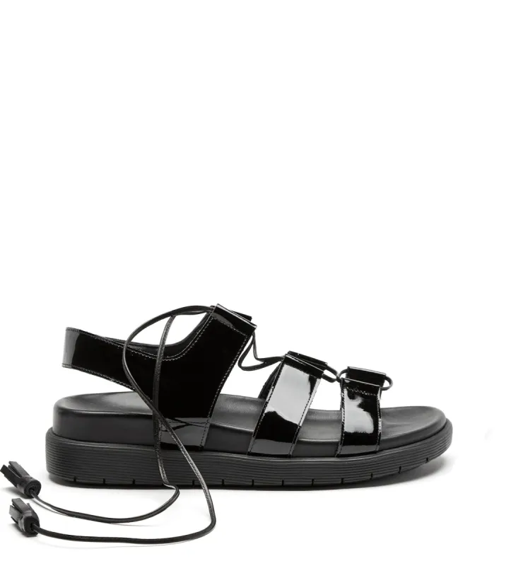 RAMBLER PATENT LEATHER SANDAL sold by La CANADIENNE