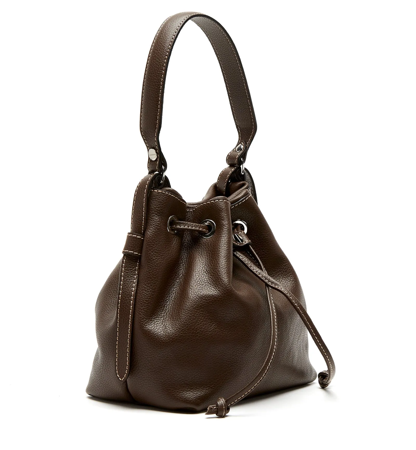 MAVIS LEATHER BUCKET BAG sold by La CANADIENNE product image thumbnail 3