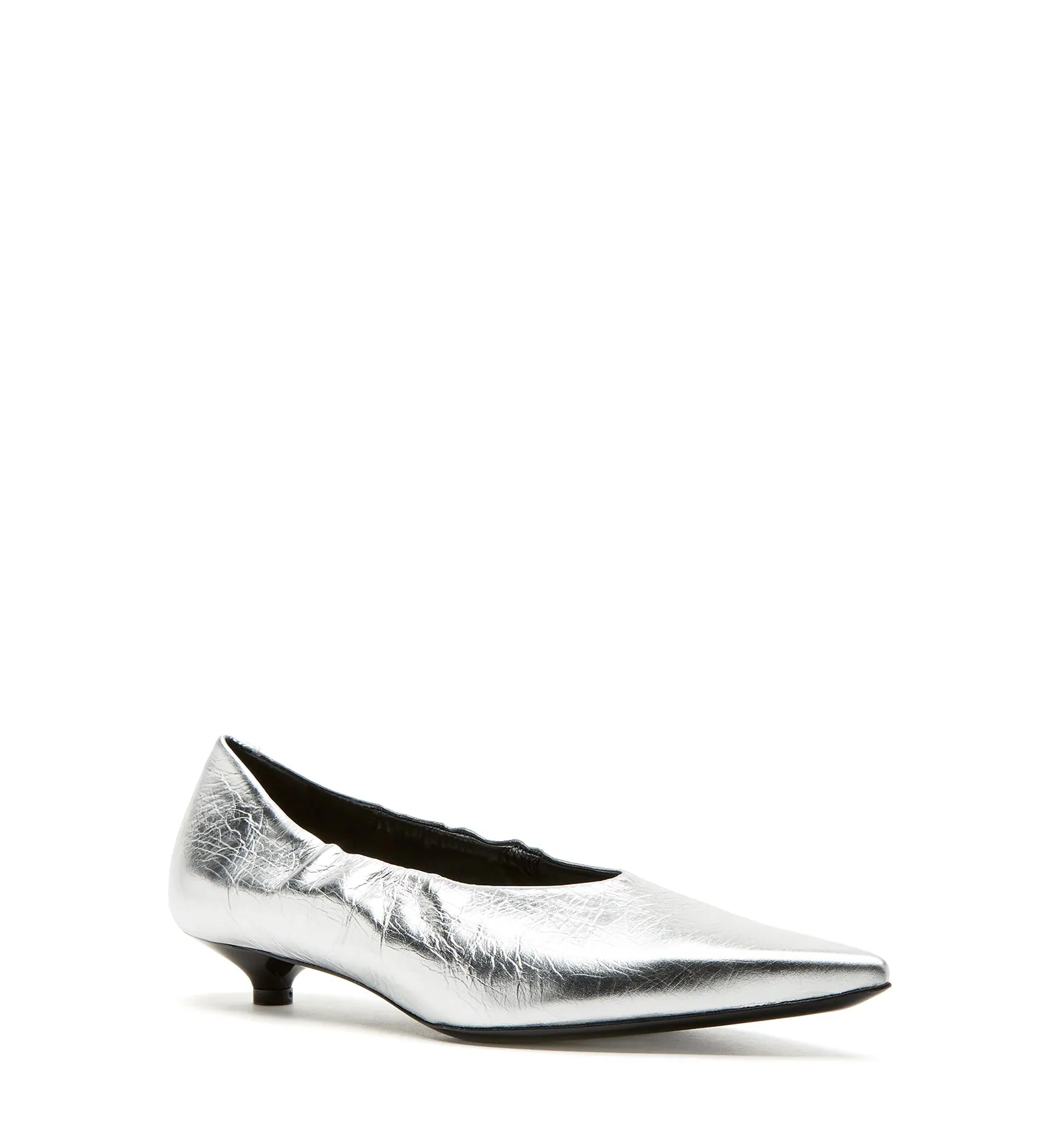 RIANE LEATHER KITTEN HEEL sold by La CANADIENNE product image thumbnail 2