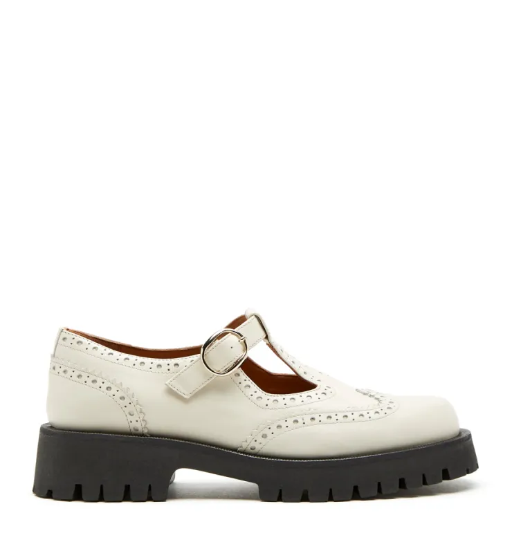 BRAELYN LEATHER MARY JANE LOAFER sold by La CANADIENNE