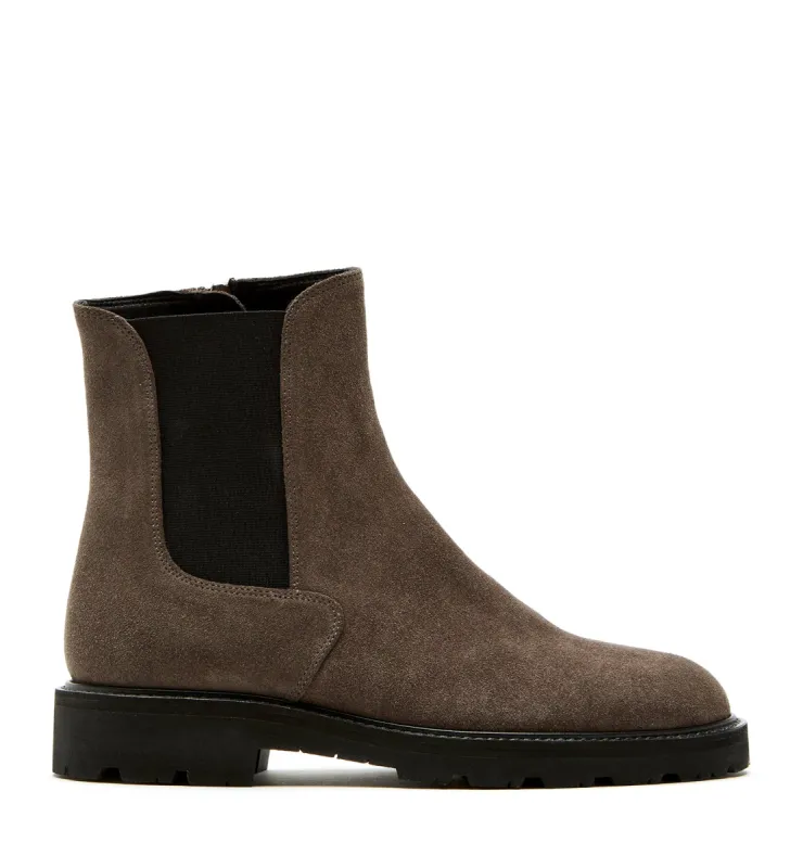 QUINN SUEDE BOOTIE sold by La CANADIENNE