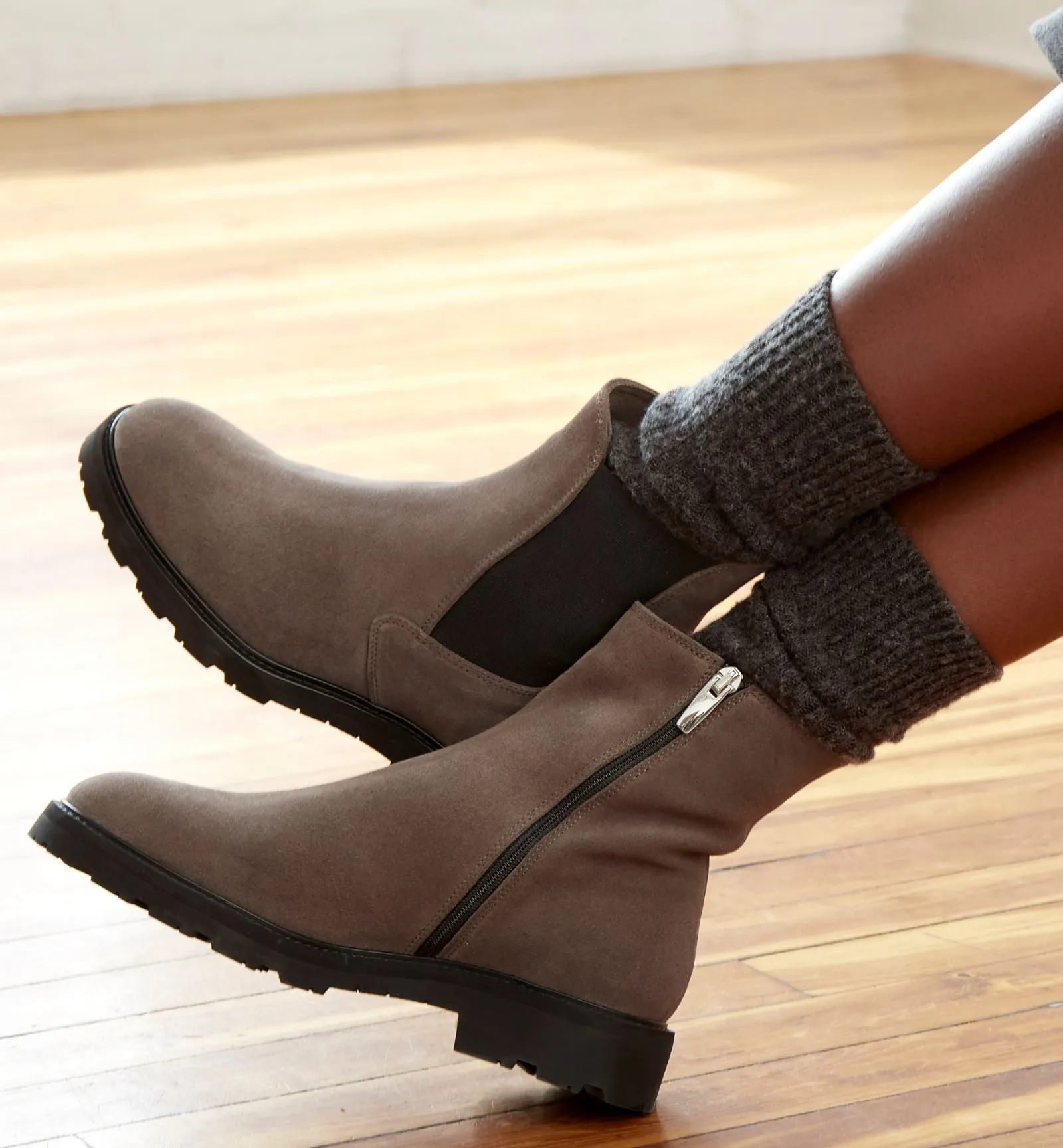 QUINN SUEDE BOOTIE sold by La CANADIENNE product image thumbnail 5